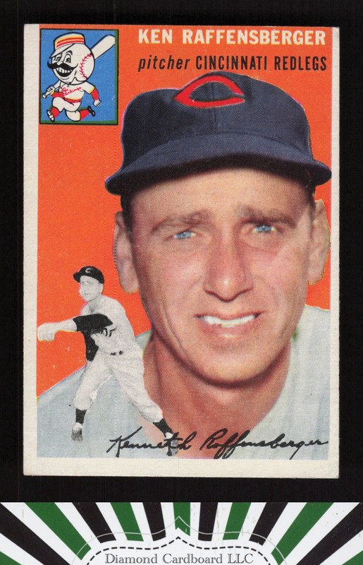 1954 Topps #46 Ken Raffensberger EX d, front