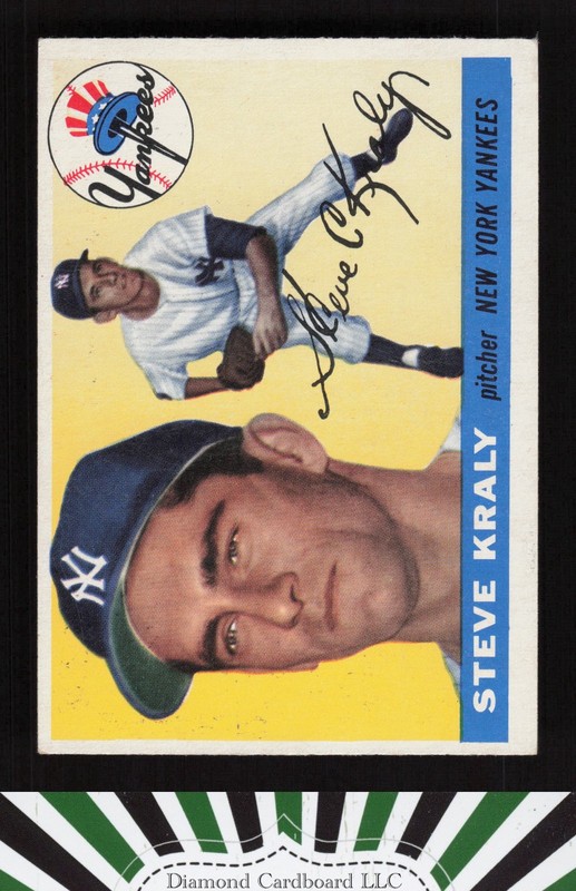 1955 Topps #139 Steve Kraly VGEX+ h, front