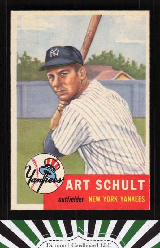 1953 Topps #167 Art Schult EXMT e, front