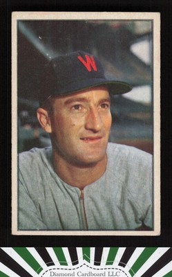 1953 Bowman Color #22 Bob Porterfield GD a, front