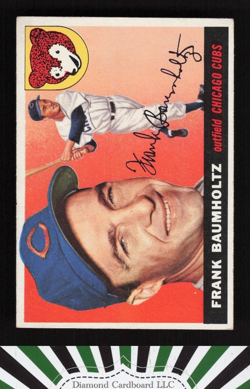 1955 Topps #172 Frank Baumholtz EX c, front