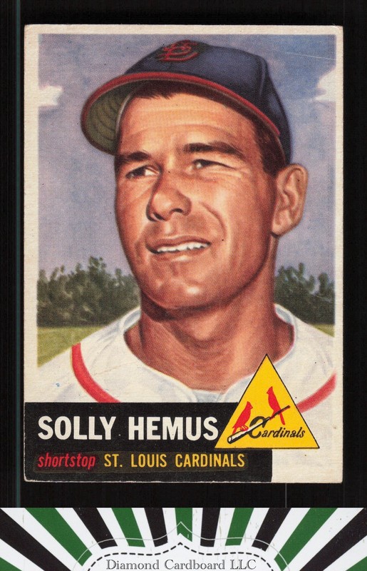 1953 Topps #231 Solly Hemus VG [LOOKS BETTER] d, front