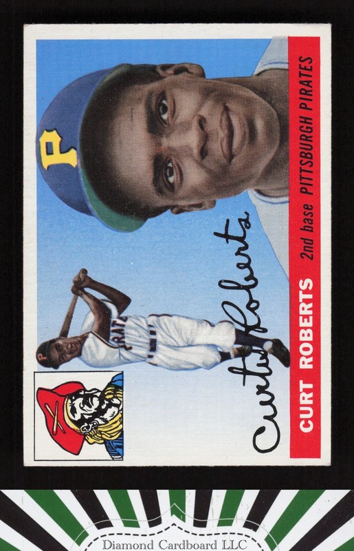 1955 Topps #107 Curt Roberts VGEX m, front