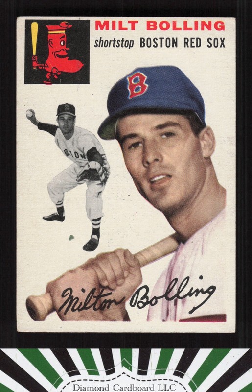 1954 Topps #82 Milt Bolling VGEX d, front