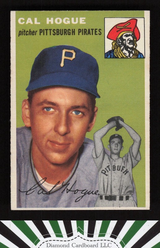 1954 Topps #134 Cal Hogue VGEX+ b, front