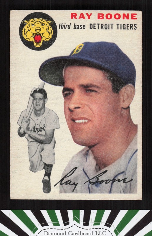 1954 Topps #77 Ray Boone VG+ g, front