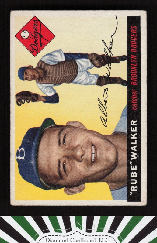 1955 Topps #108 "Rube" Walker VG c, front