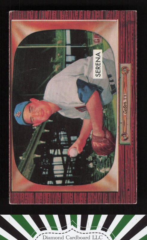 1955 Bowman #233 Bill Serena VG, front