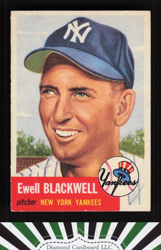 1953 Topps #31 Ewell Blackwell EX+ [GOOD EYE APPEAL] e, front