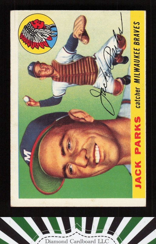 1955 Topps #23 Jack Parks EX (MC) k, front
