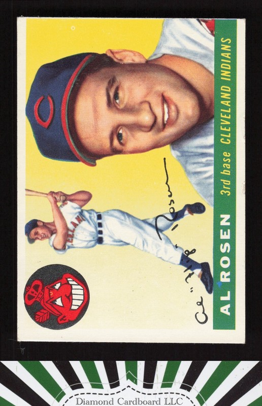 1955 Topps #70 Al Rosen GD+ f, front