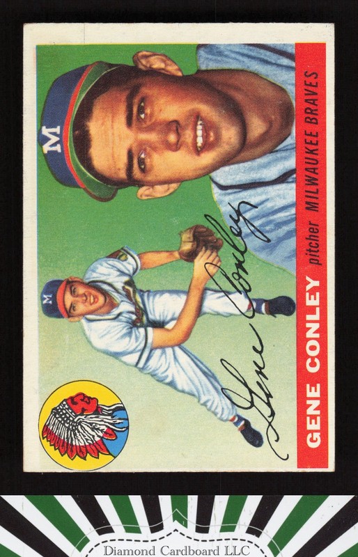1955 Topps #81 Gene Conley VG h, front