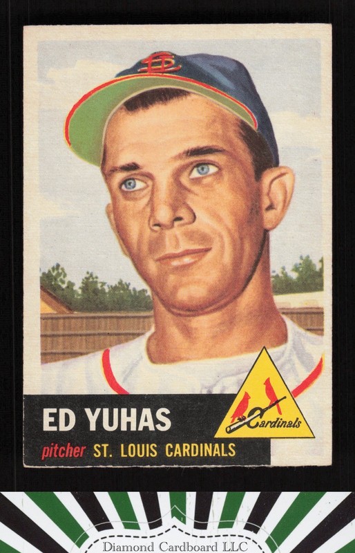 1953 Topps #70 Ed Yuhas EX e, front