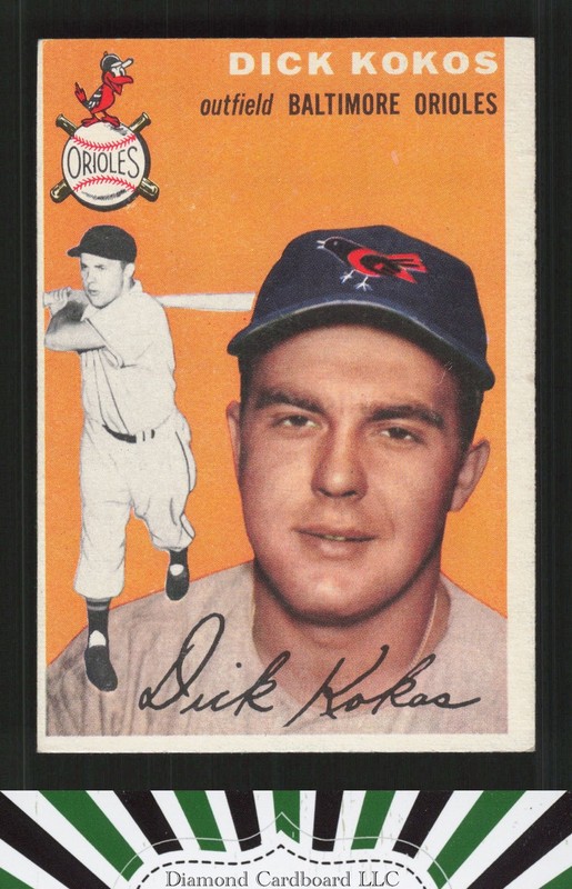 1954 Topps #106 Dick Kokos VGEX j, front