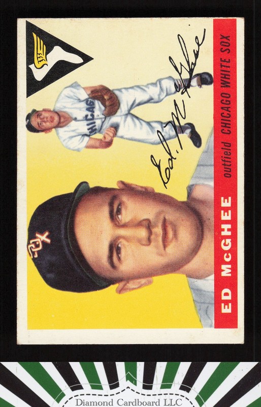 1955 Topps #32 Ed McGhee VGEX d, front