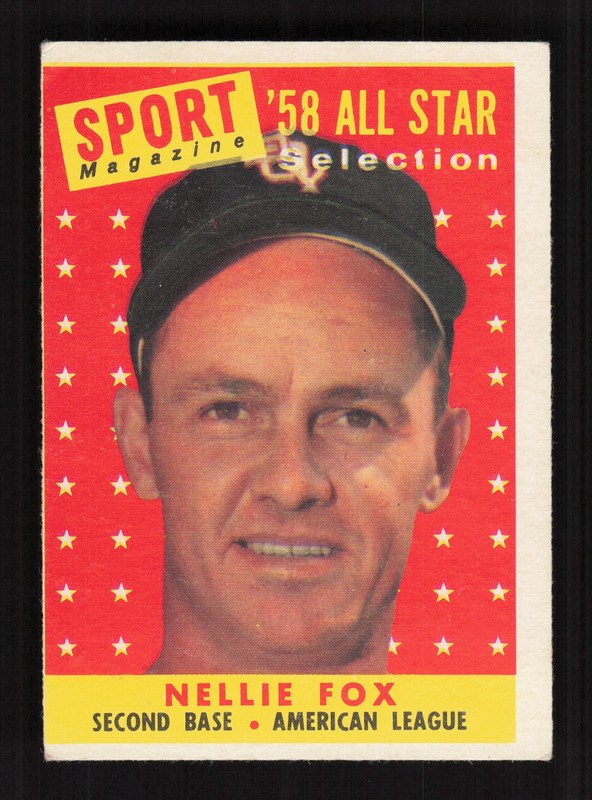 1958 Topps #479 Nellie Fox VGEX (MC) g, front