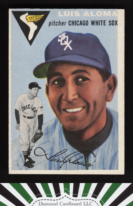 1954 Topps #57 Luis Aloma VGEX b, front