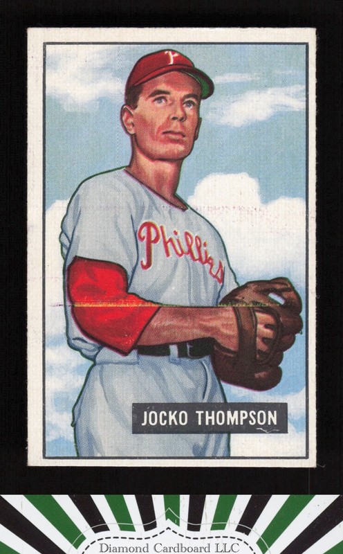 1951 Bowman #294 Jocko Thompson VGEX, front