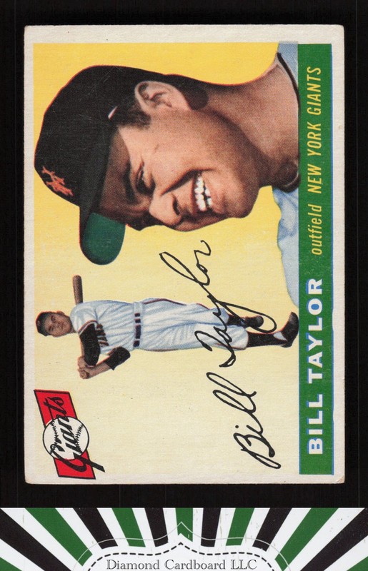 1955 Topps #53 Bill Taylor VGEX o, front