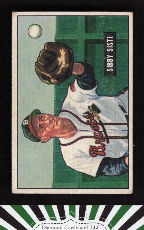 1951 Bowman #170 Sibby Sisti VGEX, front