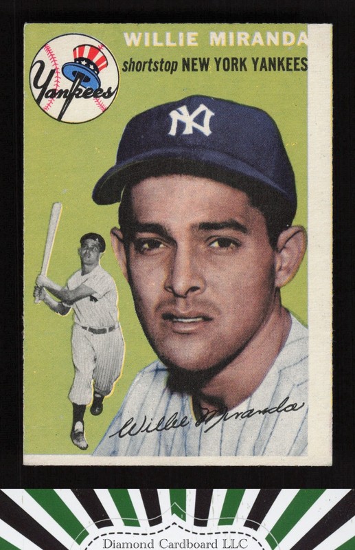 1954 Topps #56 Willy Miranda VG (MC) m, front