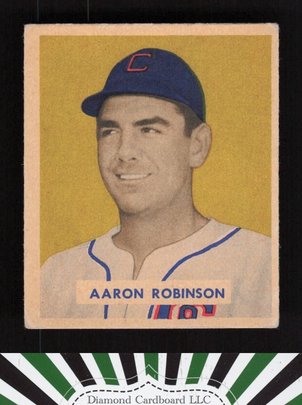 1949 Bowman #133 Aaron Robinson VG a, front