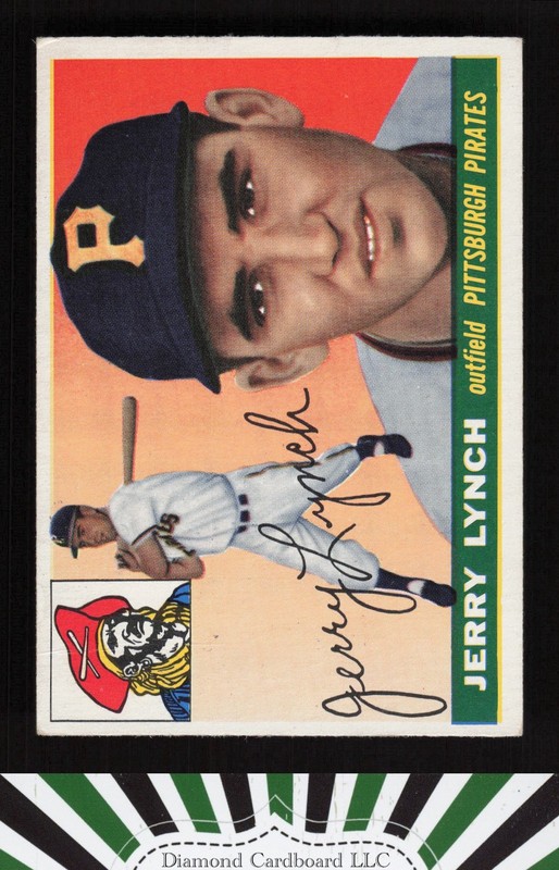 1955 Topps #142 Jerry Lynch VG g, front
