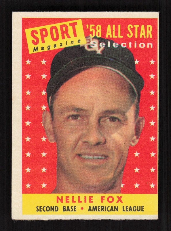 1958 Topps #479 Nellie Fox VG c, front