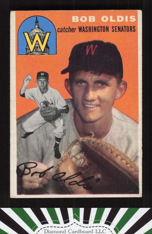 1954 Topps #91 Bob Oldis VGEX m, front