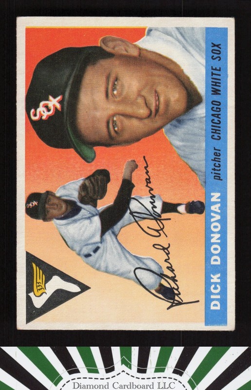 1955 Topps #146 Dick Donovan VGEX e, front