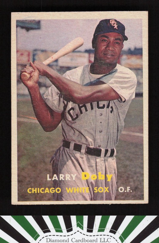 1957 Topps #85 Larry Doby VG [LOOKS BETTER] d, front