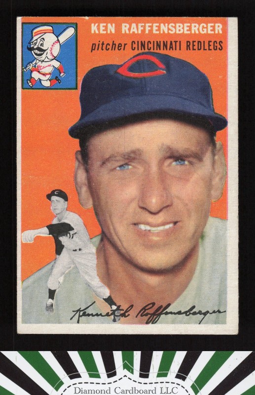 1954 Topps #46 Ken Raffensberger VG e, front