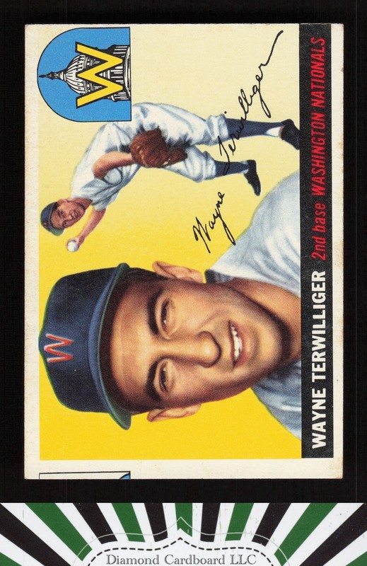 1955 Topps #34 Wayne Terwilliger VGEX (MC) t, front