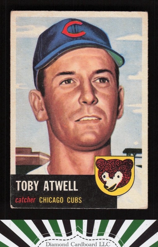 1953 Topps #23 Toby Atwell VGEX [CENTERED] d, front