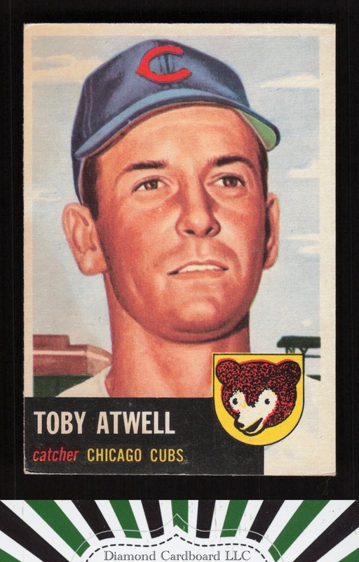 1953 Topps #23 Toby Atwell VGEX e, front