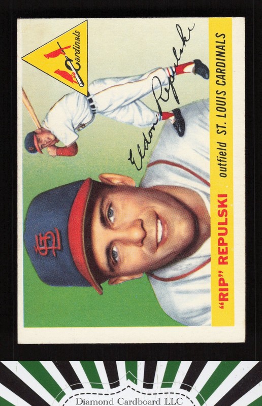 1955 Topps #55 Rip Repulski VGEX p, front