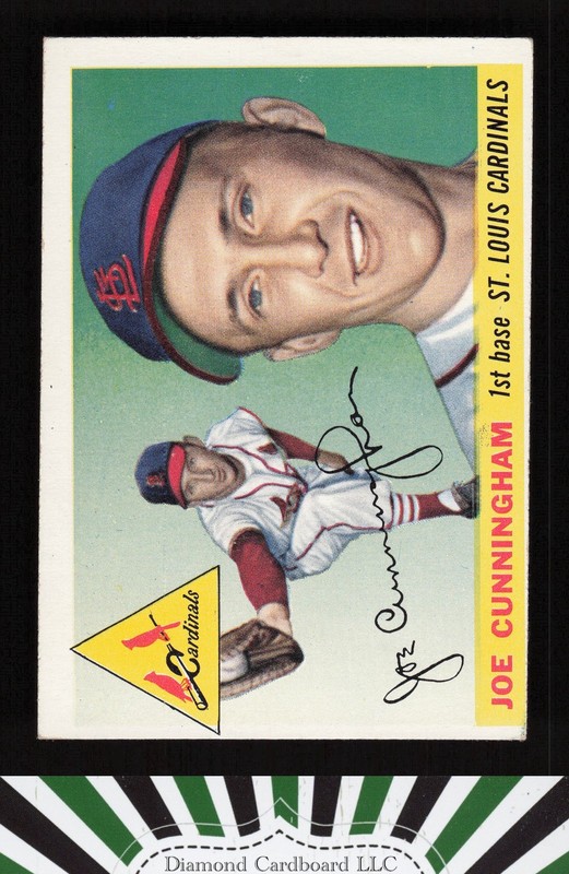 1955 Topps #37 Joe Cunningham EX (MC) g, front