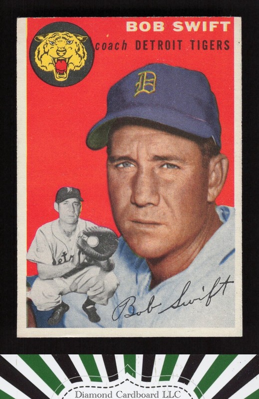 1954 Topps #65 Bob Swift EX h, front