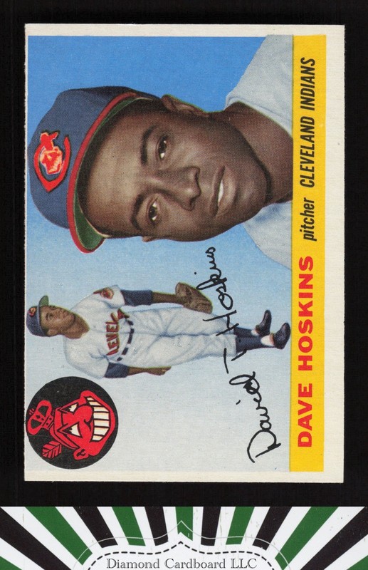 1955 Topps #133 Dave Hoskins NM (OC) m, front