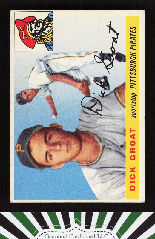 1955 Topps #26 Dick Groat VGEX g, front