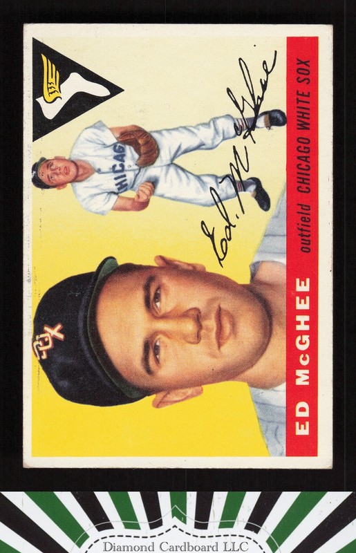1955 Topps #32 Ed McGhee VGEX+ o, front