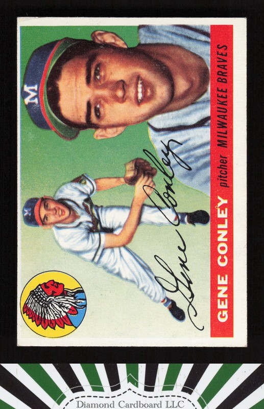 1955 Topps #81 Gene Conley EX u, front