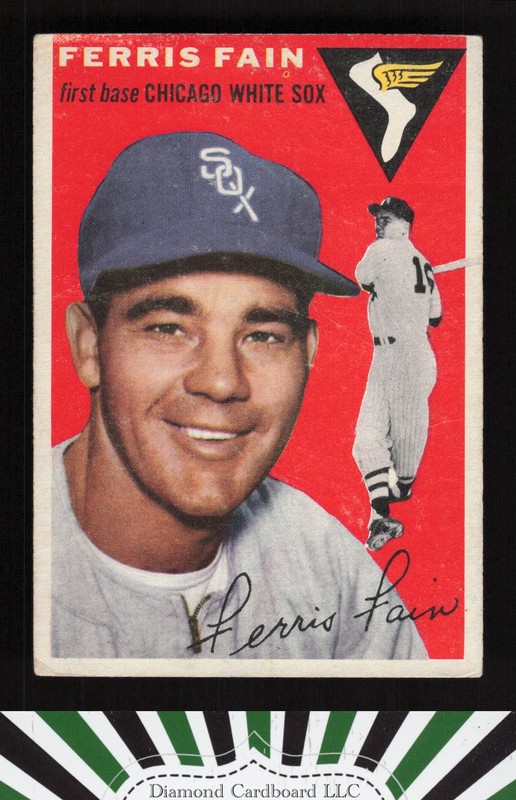 1954 Topps #27 Ferris Fain VG+ [CENTERED] d, front