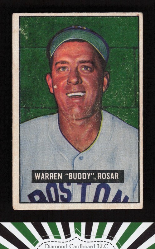 1951 Bowman #236 Buddy Rosar VG, front