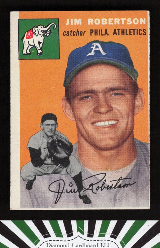 1954 Topps #149 Jim Robertson VGEX i, front