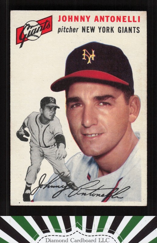1954 Topps #119 Johnny Antonelli EX+ [CENTERED] f, front