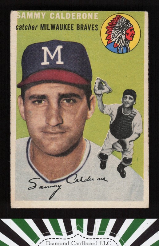 1954 Topps #68 Sammy Calderone VGEX e, front