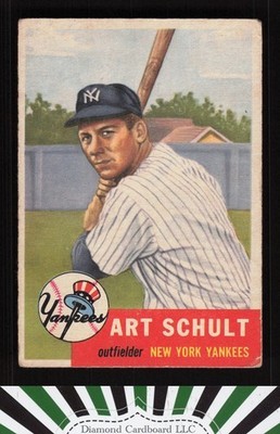 1953 Topps #167 Art Schult GD a, front