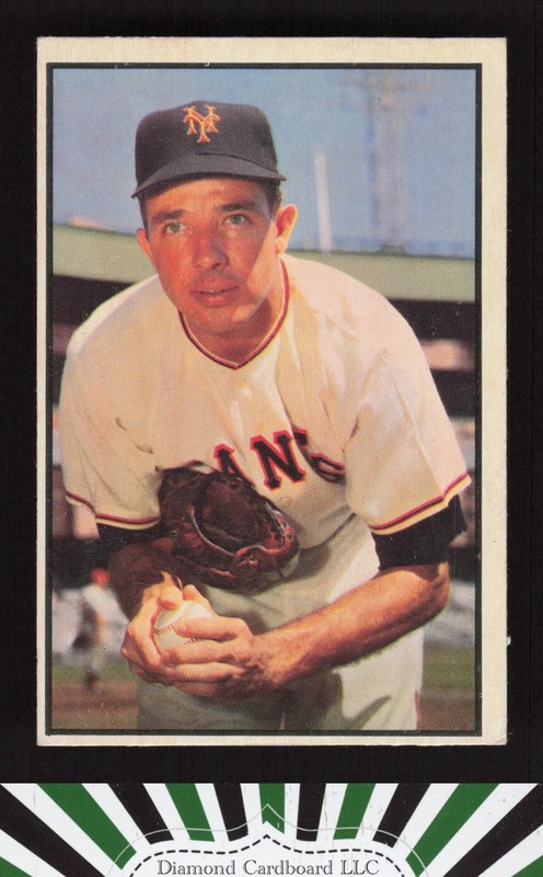 1953 Bowman Color #76 Jim Hearn VGEX b, front