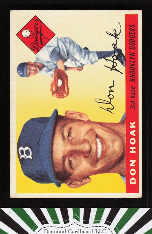 1955 Topps #40 Don Hoak VGEX m, front